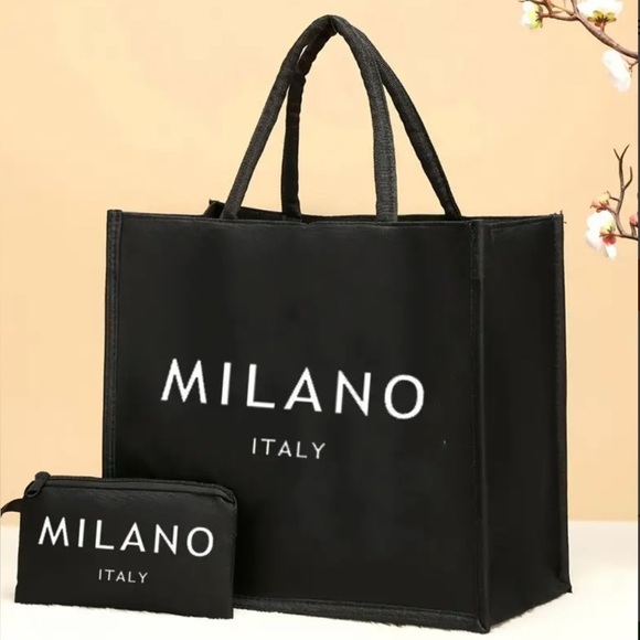 FASHION Italy Tote w/Matching Makeup Bag, NIP - Picture 6 of 13